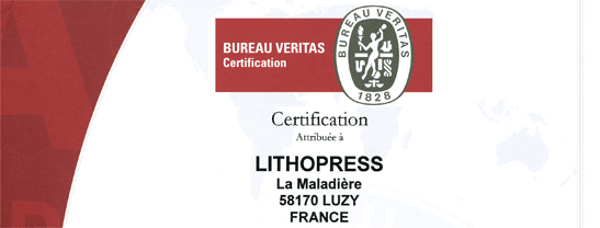 certificat ISO 9001