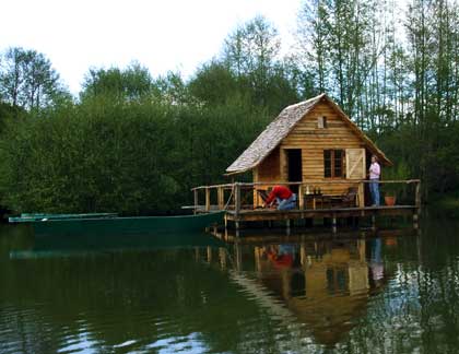 Les propri�taires de la cabane sur pilotis